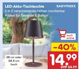LED-Akku-Tischleuchte im Angebot bei Netto Marken-Discount in Paderborn LED-Akku-Tischleuchte Angebote von EASYmaxx bei Netto Marken-Discount Paderborn für 14,99 €