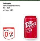 Dr Pepper Angebote bei GLOBUS Bochum für 0,79 €