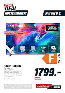Fernseher im aktuellen MediaMarkt Saturn Prospekt (Freiberg) Fernseher im MediaMarkt Saturn Prospekt "LET'S GO! DEALS GUTSCHEINHEFT" mit 17 Seiten (Freiberg)
