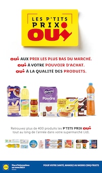 Promo Lait Bébé dans le catalogue Lidl du moment à la page 18