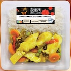 Promo Poulet au curry légumes et riz à 3,89 € dans le catalogue Intermarché Contact à Damparis