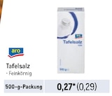 Tafelsalz von aro im aktuellen Metro Prospekt für 0,29 €