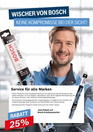 Bosch Car Service Scheibenwischer im Prospekt 