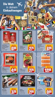 Lachs im aktuellen REWE Prospekt (Trier) Lachs im REWE Prospekt "Dein Markt" mit 16 Seiten (Trier)