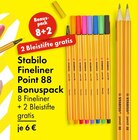 Fineliner Point 88 Bonuspack von Stabilo für 6,00 € bei TEDi im Angebot Fineliner Point 88 Bonuspack von Stabilo im aktuellen TEDi Prospekt