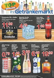 TOP Getränke Discounter Prospekt der aktuellen Woche mit 4 Seiten, gültig von 13.07.2026 bis 18.07.2026, in Kaarst und Umgebung Aktueller TOP Getränke Discounter Prospekt in Kaarst und Umgebung, "Aktuelle Angebote" mit 4 Seiten, 13.07.2026 - 18.07.2026