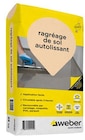 Ragréage(d) de sol autolissant 25 kg - Weber Saint-Gobain en promo chez Castorama Ragréage(d) de sol autolissant 25 kg - Weber Saint-Gobain dans le catalogue Castorama
