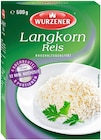 Langkorn Reis von Wurzener im aktuellen Penny Prospekt
