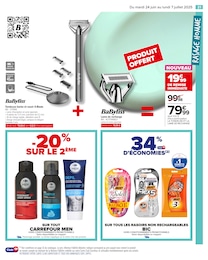 Prix et réduction Tondeuse Barbe dans le prospectus Carrefour en cours Offre Tondeuse Barbe dans le catalogue Carrefour du moment à la page 23
