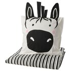 Bettwäsche-Set, 2-teilig schwarz weiß/Zebra Angebote von NATTHÄGER bei IKEA Wermelskirchen für 15,99 €