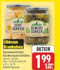 Gurkenspezialitäten von Spreewaldrabe im aktuellen E center Prospekt