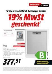 Geschirrspüler Angebot im aktuellen MediaMarkt Saturn Prospekt auf Seite 10