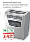 Aktenvernichter IQ Home Office Angebote von Leitz bei GLOBUS Gießen für 69,99 €