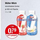 Milch im V-Markt Prospekt Milch von Müller im aktuellen V-Markt Prospekt für 0,79 €