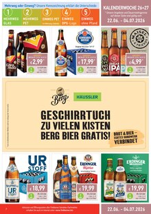 Erdinger im aktuellen Finkbeiner Prospekt (Ulm) Erdinger im Finkbeiner Prospekt "DIE DURSTSTRECKE ENDET HIER" mit 12 Seiten (Ulm)