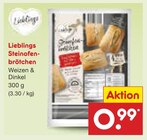 Steinofenbrötchen Weizen im Angebot bei Netto Marken-Discount in Wismar Steinofenbrötchen Weizen Angebote von Lieblings bei Netto Marken-Discount Wismar für 0,99 €