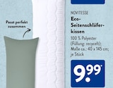 Eco-Seitenschläferkissen Angebote von Novitesse bei ALDI SÜD Augsburg für 9,99 €