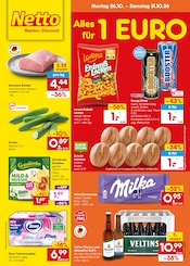 Ähnliche Schweinebauch Angebote im Prospekt "Aktuelle Angebote" von Netto Marken-Discount in Haltern am See Ähnliche Angebote wie Schweinebauch im Prospekt "Aktuelle Angebote" auf Seite 1 von Netto Marken-Discount in Haltern am See
