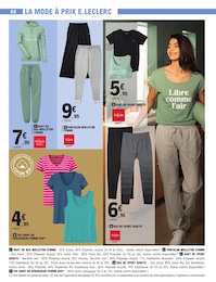 Offre Pantalon Femme dans le catalogue E.Leclerc du moment à la page 48