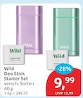 Deo Stick Starter Set von Wild im aktuellen budni Prospekt
