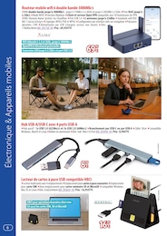 Prix et réduction HUB USB dans le prospectus PEARL en cours Offre HUB USB dans le catalogue PEARL du moment à la page 6