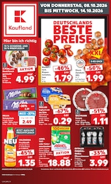 Kaufland Prospekt „Hier bin ich richtig“ für Beckedorf b Stadthagen und Umgebung mit 70 Seiten Kaufland Prospekt für Beckedorf b Stadthagen und Umgebung: „Hier bin ich richtig“, 70 Seiten, 08.10.2026 - 14.10.2026