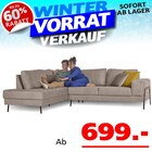 Aktuelles Porto Ecksofa Angebot bei Seats and Sofas in Bremen ab 699,00 €