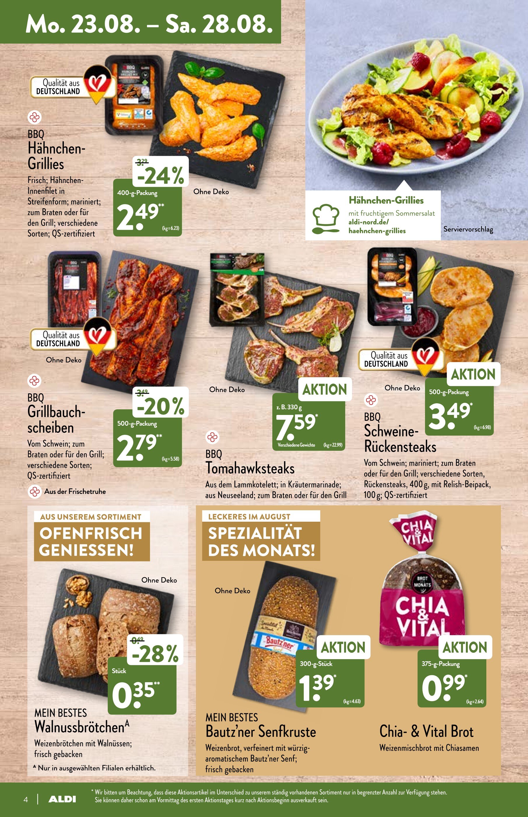 ALDI Nord Fleisch Angebot ᐅ Finde den Preis im aktuellen Prospekt