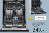 Aktuelles GESCHIRRSPÜLER GSV60D Angebot bei BRAUN Möbel-Center in Freiburg (Breisgau) ab 349,00 €