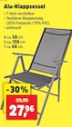Alu-Klappsessel Angebote bei Thomas Philipps Eberswalde für 27,96 €