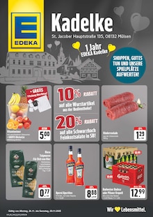 Aktueller EDEKA Prospekt "Wir lieben Lebensmittel!" Seite 2 von 30 Seiten für Bergen