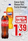 Coca-Cola, Mezzo Mix, Fanta Orange Angebote von Coca-Cola, Mezzo Mix, Fanta Orange bei Trinkgut Offenbach für 1,39 €