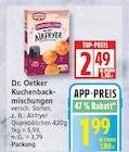 Kuchenbackmischungen von Dr. Oetker im aktuellen EDEKA Prospekt