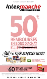 Prospectus Intermarché à Clamart, "50% REMBOURSÉS EN BONS D'ACHAT SUR TOUT LE RAYON SURGELÉS SUCRÉS", 16 pages, 16/04/2024 - 28/04/2024
