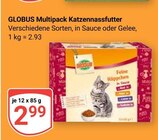 Multipack Katzennassfutter im Angebot bei GLOBUS in Halle Multipack Katzennassfutter Angebote von Globus bei GLOBUS Halle für 2,99 €