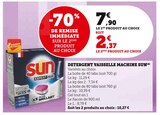 Detergent vaisselle machine - SUN en promo chez U Express La Rochelle à 2,37 €