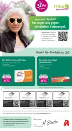 Aktueller mea - meine apotheke Apotheke Prospekt in Osburg und Umgebung, "Unsere Juli-Angebote" mit 4 Seiten, 01.07.2025 - 31.07.2025