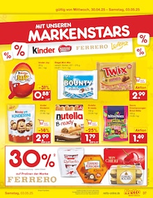 Nutella im Netto Marken-Discount Prospekt "Aktuelle Angebote" mit 44 Seiten (Germering)