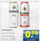 Aktuelle Krombacher Angebote bei Getränke Arena in Bochum Aktuelles Pils Angebot bei Getränke Arena in Bochum ab 0,79 €