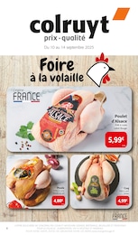 Prospectus Colruyt à Tavaux: "Foire à la volaille", 4} pages, 10/09/2025 - 14/09/2025