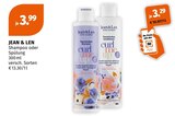 Shampoo oder Spülung von Jean & Len im aktuellen Müller Prospekt für 3,29 €