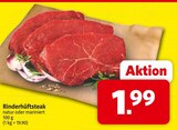 Rinderhüftsteak natur oder mariniert Angebote bei Markant Nordwest Löhne für 1,99 €