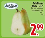 Tafelbirnen Abate Fetel im EDEKA Prospekt Tafelbirnen Abate Fetel von SanLucar im aktuellen EDEKA Prospekt für 2,99 €
