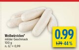 Weißwürstchen Angebote bei diska Hof für 0,99 €