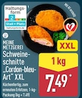 Schweineschnitte „Cordon-bleu-Art“ XXL von Meine Metzgerei für 7,49 € bei ALDI Nord im Angebot Schweineschnitte „Cordon-bleu-Art“ XXL von Meine Metzgerei im aktuellen ALDI Nord Prospekt