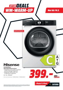 Trockner im MediaMarkt Saturn Prospekt "LET'S GO! DEALS WM-WARM-UP" mit 32 Seiten (Hamburg)