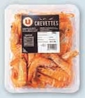 Crevette entière cuite - U - Super U à Besançon Crevette entière cuite - U en promo chez Super U Besançon à 3,60 €