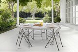 Table ronde pliante - ARTIS en promo chez Carrefour Le Havre à 64,99 €