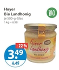 Bio Landhonig von Hoyer im aktuellen V-Markt Prospekt für 3,49 €