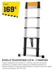 Échelle télescopique 3,27 m - 11 marches en promo chez Tout Faire Valence à 169,00 €